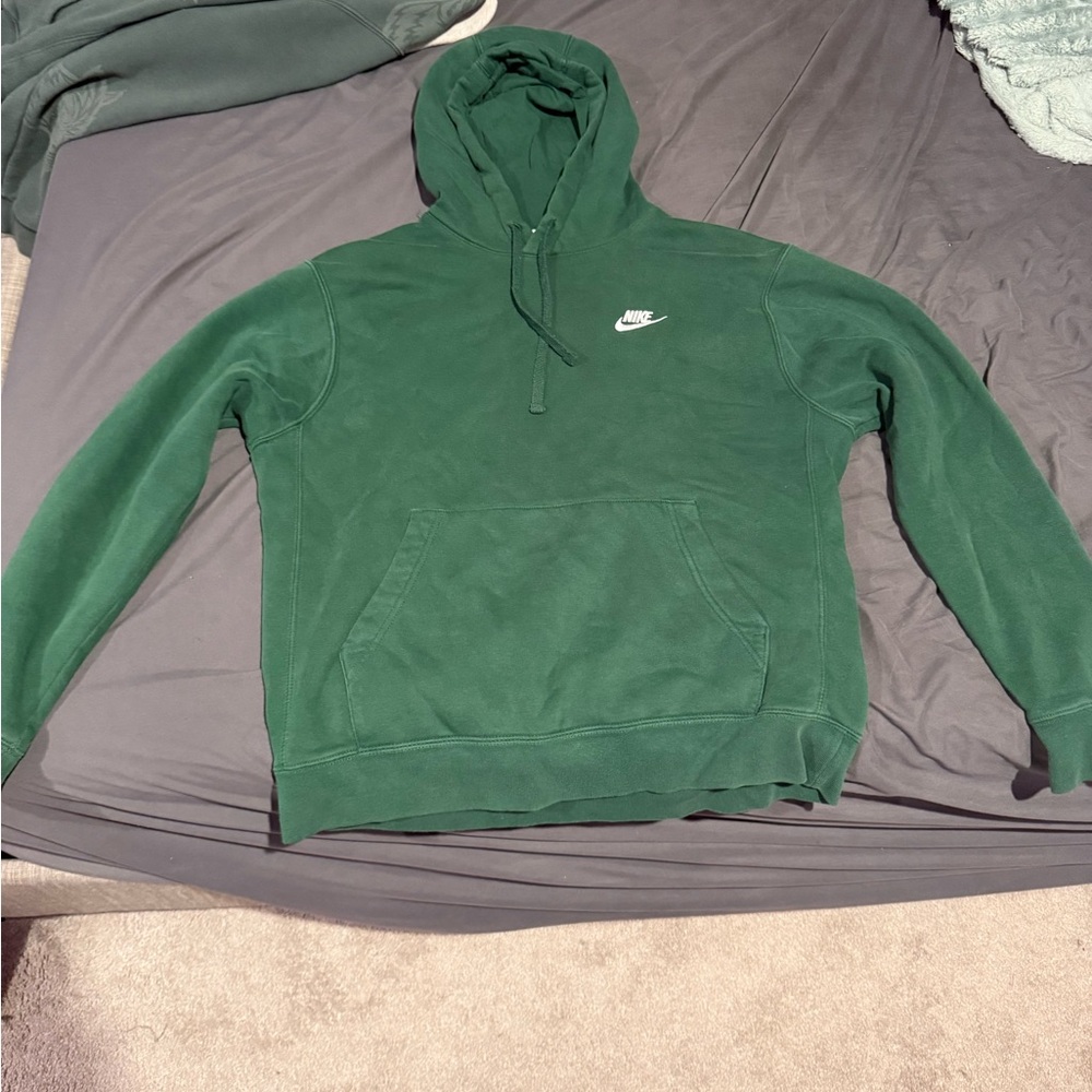 Nike Men's Forest Green Pullover Hoodie